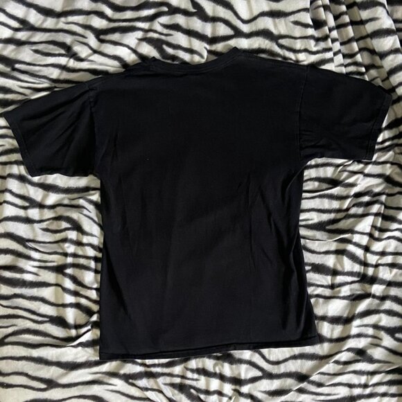 OBEY (Size M) Camo Label Name Black T-Shirt - Picture 3 of 6
